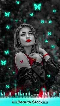 Particle Video Status Maker - Wave Music Effect 2 تصوير الشاشة