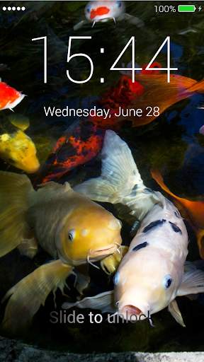 Koi Fish Lock Screen for Huawei screenshot 4