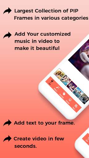 PIP Camera Video Maker - PIP Video Maker With Song screenshot 1