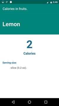 Fruit Calories. screenshot 5