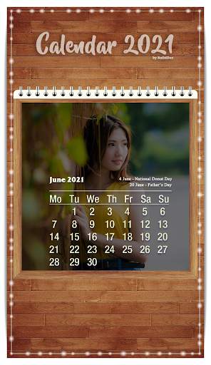 Bingkai Foto Kalender 2021 📆 screenshot 5