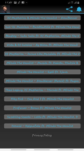 Mlindo the Vocalist songs screenshot 2