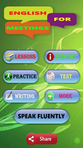 learn speaking English for Business meetings free screenshot 1