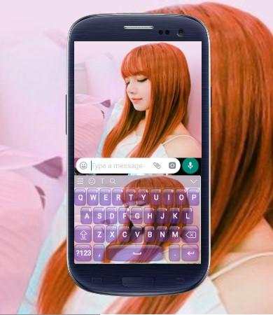 Jennie Kim Keyboard Theme स्क्रीनशॉट 2