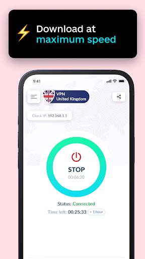 VPN UK - fast VPN in UK screenshot 4