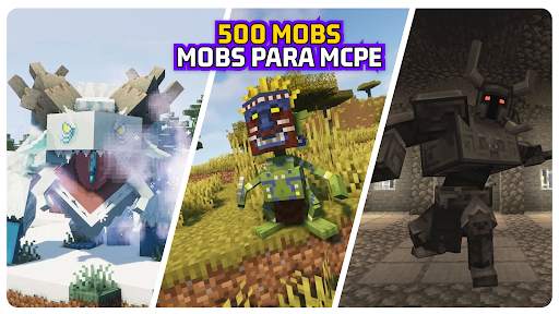 Mod 500 Mobs para mcpe screenshot 1