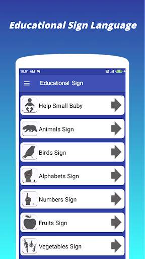 Educational Sign Language screenshot 2