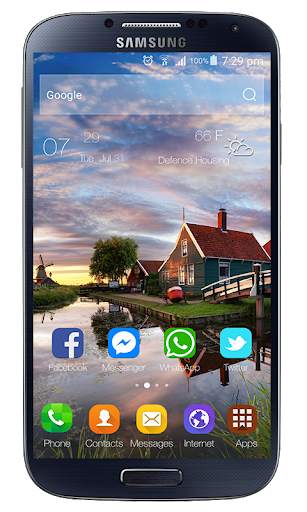 Launcher & Theme Samsung Galaxy J8 screenshot 1