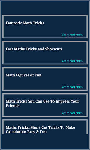 Math Tricks 3 تصوير الشاشة