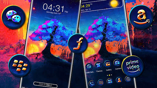 Abstract Sunrise Launcher Theme screenshot 5