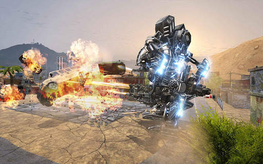 Futuristic Robot Transforming Wars screenshot 5