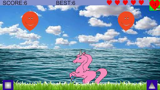Unicorn and balloons screenshot 3