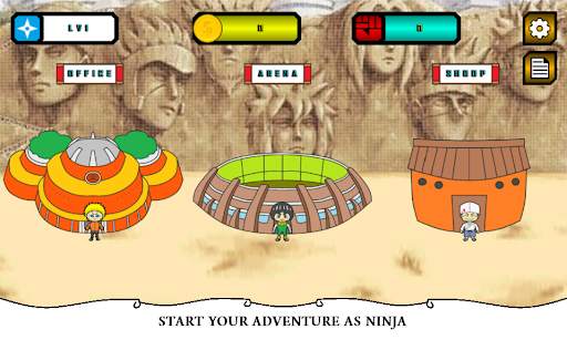 Anime Saga-Ninja Fighter screenshot 1