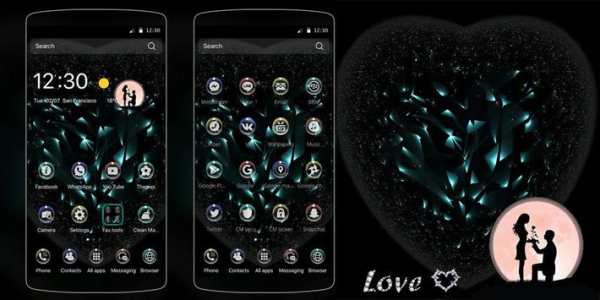 Heart Stone Diamond Theme screenshot 4