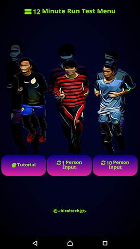 12 Minutes Run Fitness Test screenshot 1