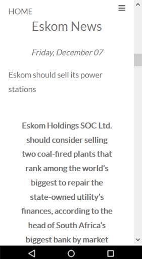 Eskom Load Shedding Updates screenshot 2
