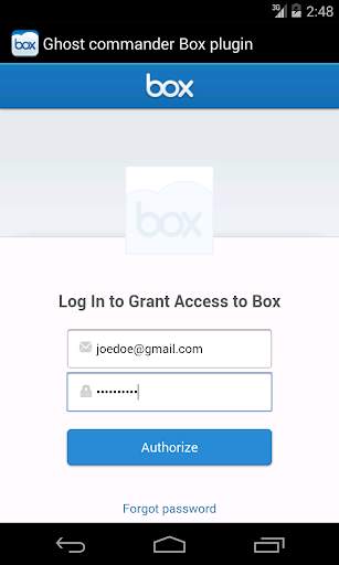Ghost Commander plugin for BOX screenshot 1