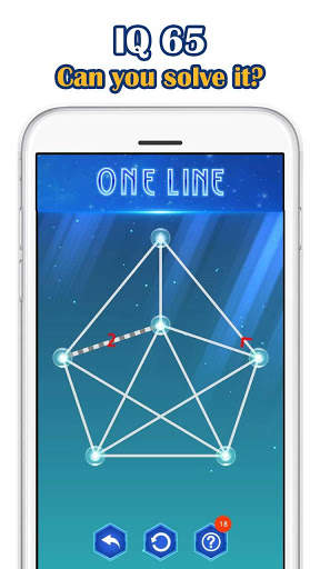 One Line Deluxe - one touch drawing puzzle स्क्रीनशॉट 3
