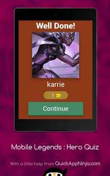 Mobile Legends : Hero Quiz screenshot 16