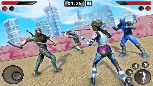 Superhero Iron Ninja - Ninja Street Fighter Game screenshot 1