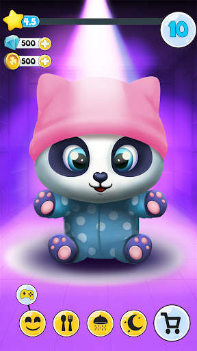Pu My talking panda, pet care screenshot 3