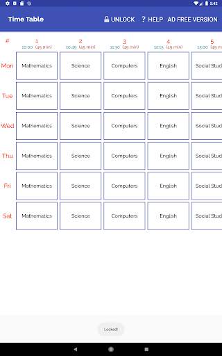 Time Table скриншот 17