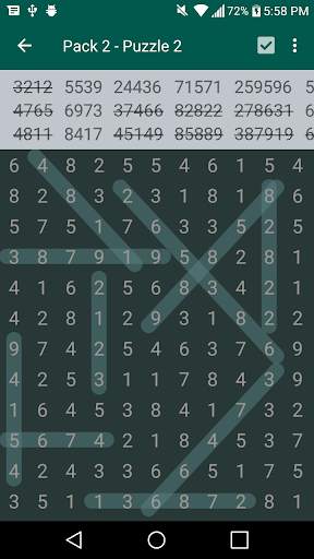 Number Search Puzzles screenshot 2