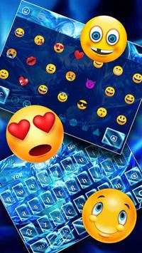 Blazing Blue Dragon Keyboard Theme screenshot 3