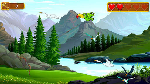 Birds Hunting Archery Game 4 تصوير الشاشة