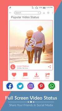 Vid Status (Video Clip) - Full Screen Video Status screenshot 4