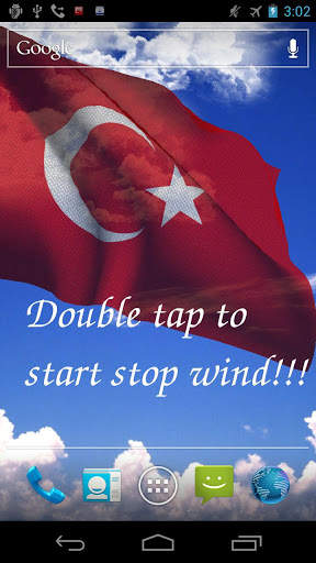 Turkey Flag Live Wallpaper screenshot 1