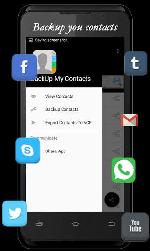 Backup My Contacts screenshot 1