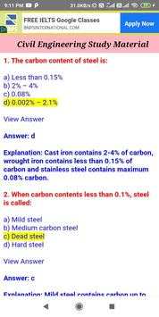 Civil Engineering - ( SSC JE, RRB JE ) скриншот 4