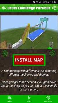 Maps for Minecraft PE Parkour screenshot 3
