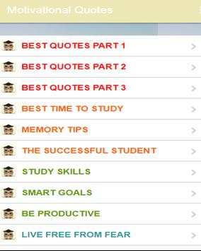 Best Motivational Quotes for Students screenshot 1