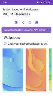 MI 11 Launcher & Wallpapers - 3d touch screenshot 1