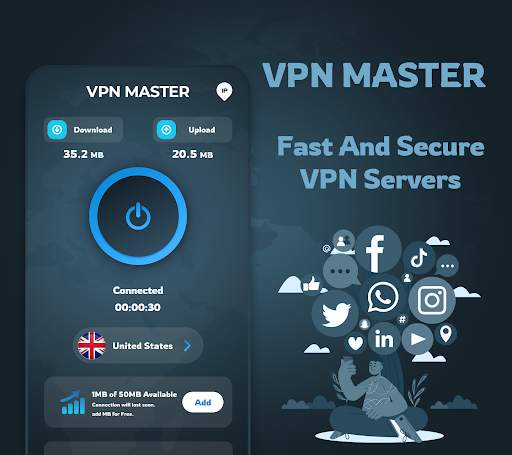 Secure VPN Master - Free VPN Proxy Server screenshot 1