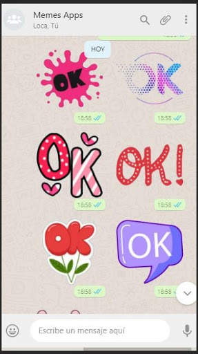 Ok Stickers screenshot 2