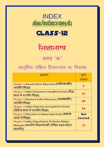12th class shiksha shastra solution hindi UP part1 screenshot 2