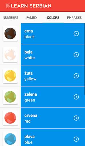 Learn Serbian (Audio support) screenshot 3