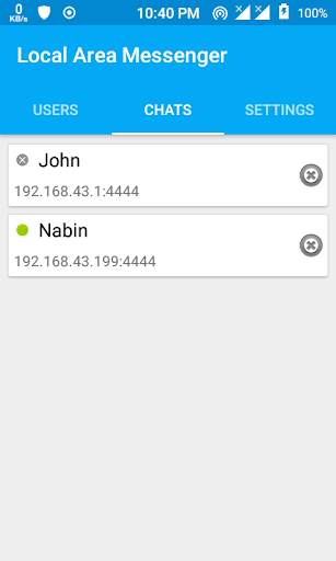 LAN Messenger - P2P Offline Chat and File Sharing screenshot 3