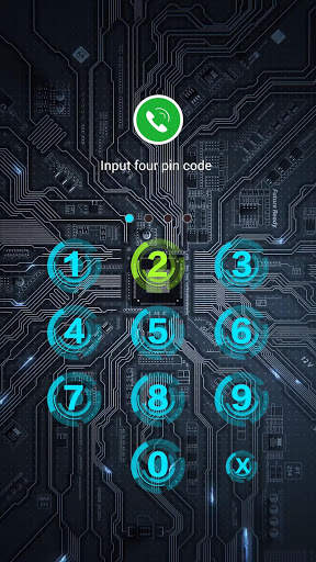 Applock Live Theme - Circuit screenshot 1