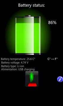 Battery status   Widget screenshot 5