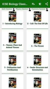 ICSE Class 9 Biology Solution Selina Publisher screenshot 1
