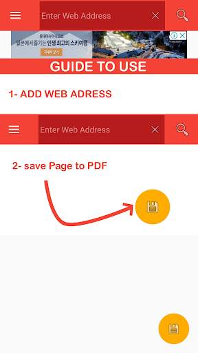 WEB TO PDF screenshot 1