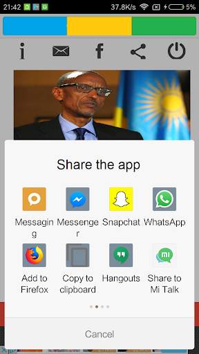 Rwanda tv live screenshot 2
