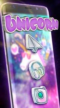 Unicorn Galaxy Glitter Launcher screenshot 4