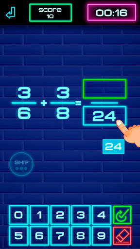 Fraction Challenge: Math games 7 تصوير الشاشة