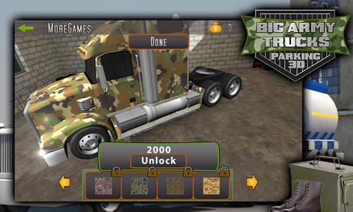 Big Army Trucks Parking 3D screenshot 1