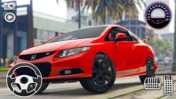 Driving Honda Civic - Drift Simulator screenshot 1